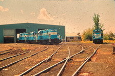 Apache Railroad Locomotive Shops - Original 35mm Kodacolor Slide picture