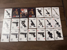 Evike  Weapons Cache playing cards. Lot of 65 cards. picture