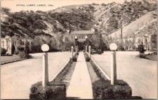 c1930 Hotel Lebec Exterior View Lebec California CA Artvue Kern County Postcard picture