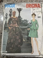Vintage 1970 Vogue Paris Original Yves Saint Laurent 2311 picture