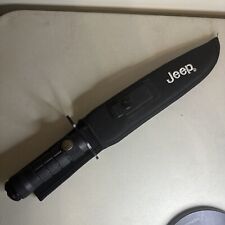 2010 JEEP Fixed Blade Survival Knife W/ Nylon Sheath picture