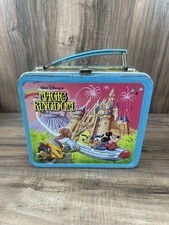 Vintage 1979 Walt Disney World Magic Kingdom Metal Lunchbox Aladdin picture