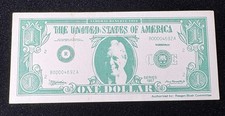 Vintage Jimmy Carter Dollar - Regan/Bush Campaign Committee - Inflation Campaign picture