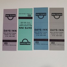 Matchbook cover Days Inn Houston Texas four color set picture