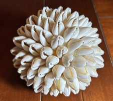 VTG Sea Shell Orb Ball Nautical Beach Ocean Decor 4.5 Inch Seashell Centerpiece picture