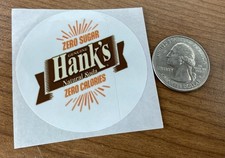 Hank’s Genuine Natural Soda Co. STICKER - Root Beer Craft Soda Pop Retro America picture