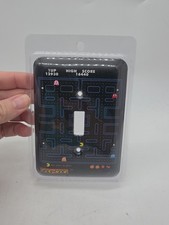 PAC MAN GAME SCREEN DESIGN METAL LIGHT SWITCH COVER Namco Official New Atari picture