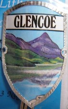 Scotland Glencoe New Shield Hiking Badge Stocknagel Medallion G9781 picture