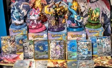Pokemon Eeveelution Figure Display Bundle Eevee Umbreon Sylveon Vaporeon Gift picture