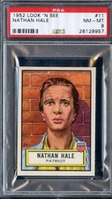 1952 Topps Look 'N See #11 Nathan Hale PSA 8 *DS15938 picture