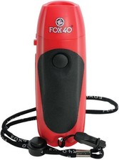 Fox 40 Electronic Whistle - 3 Tone, Hygienic, Loud, Clear Sound, Red picture