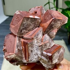 415G Rare Natural Chocolate Calcite Specimen cluster rough mineral sample picture