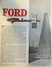 Road Test 1963 Ford Galaxie 500-XL illustrated picture