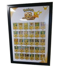 Pokemon 30th Celebrations 30 Card Poster For Pikachu 30th Anniversary For Cards picture