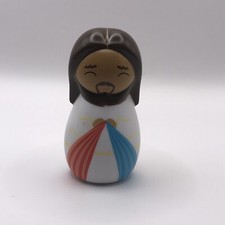 Divine Mercy Jesus Shining Light Doll 3.5” Great Condition 34 picture