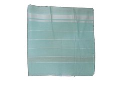 Empress Tablecloth Mint Green Satin Lurex Crease Resistant 52x52 Square New MCM picture