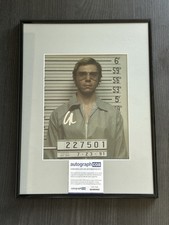 Evan Peters Autograph Jeffrey Dahmer ACOA Framed  picture