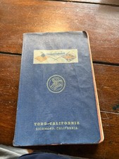 RARE 1942 WWII Shipyard Liberty Ship Builders US EMPLOYEE Handbook RICHMOND CA picture