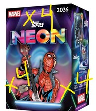 2026 TOPPS MARVEL NEON BLASTER BOX BRAND NEW FACTORY SEALED - Lot Of 4 Boxes picture
