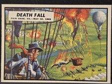 1962 TOPPS: CIVIL WAR NEWS, #20, DEATH FALL  NEW FROM CELLO picture