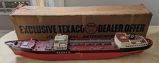 Texaco USS NORTH DAKOTA Tanker Oil Ship Dealer Promotion w/ Box AMF Wen-Mac picture