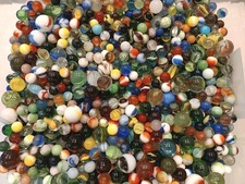 Vintage Filler Marbles Lot- 2+ lbs per lot- Many Colors, Many Shooters picture