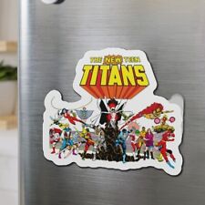 New Teen Titans Die-Cut Magnet - DC Comics - George Perez Art - Nightwing, Raven picture