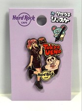 Hard Rock Cafe Tokyo UYENO 2026 Panda Ryosuke Takeuchi Server Girl Pin Badge picture