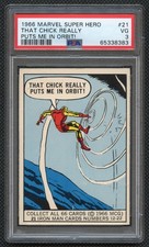 1966 Donruss Marvel Iron Man Rookie #21 PSA 3 picture