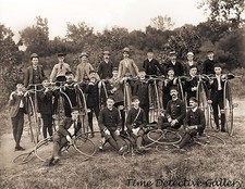 Penny Farthing High Wheel Bicycle Club - Historic Photo Print picture