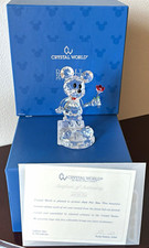 Crystal World Disney Mickey Mouse Figurine DSC001 - Mint w/ Box and Certificate picture