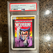 Impel 1990 Marvel Universe #133 Wolverine Limited Series #1 PSA 10 Card picture