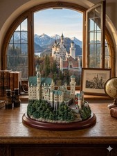  Vintage 1994 Lenox Neuschwanstein Castle Figurine Great Castles of the World 7