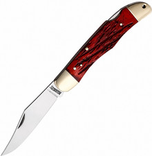 Marbles Hunter Lockback Folding Knife Stainless Steel Blade Jigged Bone Handle picture