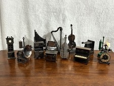 Vintage Lot Of 13 Die Cast Pencil Sharpeners Miniature Desk Novelties picture
