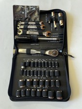 VTG Sears Craftsman USA 53pc Mechanics Tool & Socket Set W Zipper Case No. 33853 picture