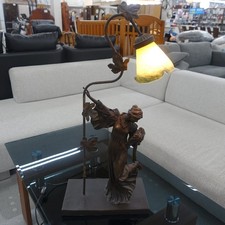 AGATHON LEONARD Bronze Female Statue Floor stand Table Lamp Large 28.3inch picture