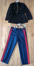 Vintage Marine Corps Dress Blue Officer Uniform Saco Coat & Trousers picture