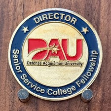DAU Senior Service College Director Fellowship Challenge Coin W#13 picture