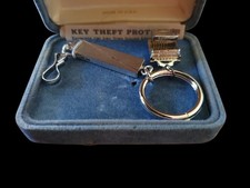 Vintage Anson Sterling Silver Twin Lock Key Protector Keychain - Box & Papers picture