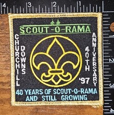 Churchill Downs Scout O Rama 40th Anniversary 1997 Boy Scout BSA Patch picture