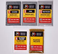 Chicago Pneumatic Tumbling Grit Kit w/ pellets for 3 lb Rock tumbler picture