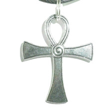 New Beautiful Egyptian ANKH Silver-tone Pendant 18