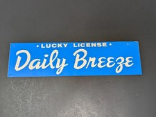 VTG Bumper Sticker - Lucky License Daily Breeze - 12