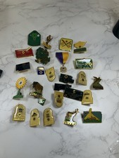 Lions Club Lot Of 26 Loyal Pin & Various Lions Club Pin Lapel Lot Mostly Kansas picture