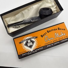 Early BBB THORNEYCROFT 427 Bulldog  Best British Briar New In box c1950’s-60’s, picture
