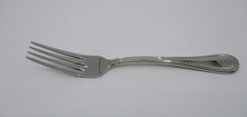 WEDGWOOD / VERA WANG STAINLESS GROSGRAIN DINNER FORK  - 8 1/8