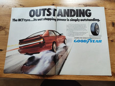 Goodyear Tyre Advertisement from 1985 - Double Page - 42 x 28cm picture