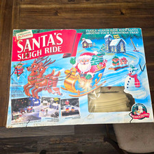 Mr. Christmas Santa’s Sleigh Ride Mechanical Tree Set w/ Sleigh-unverified  picture