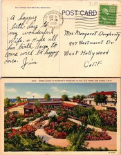 Vintage California Old Town San Diego Postcard Used 50980 picture